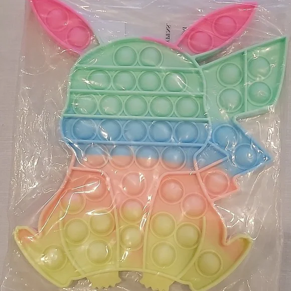 Colorful Pop It Fidget Toy Bundle 5 Piece NWT - Picture 2 of 7